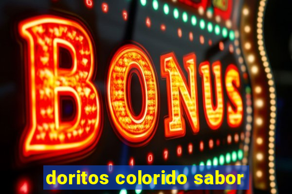 doritos colorido sabor